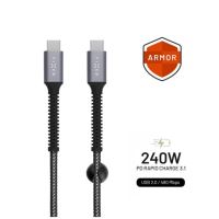 Fixed kabel USB-C/C 1.2m FIXDA-CC12-GR (1)