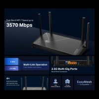 WiFi router TP-Link Archer BE230 BE3600, WiFi 7, 1x 2,5GWAN, 1x 2.5GLAN, 3x GLAN, USB, 2,4/5/6GHz, EasyMesh (3)
