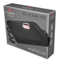 BERLINGERHAUS Pánev grilovací s titanovým povrchem a poklicí 34 cm Black Rose Collection BH-7789 (1)