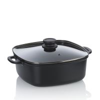 Pekáč Atura s poklicí litý hliník černá 28x28x11cm 6,0 l (8)