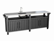 Grilovací stolek Keter UNITY Chef 415 L grafitový (3)