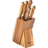 LT2080 SET 5 NOŽŮ V BLOKU WOOD LAMART (1)