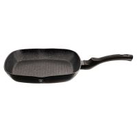 BERLINGERHAUS Pánev grilovací s mramorovým povrchem 28 cm Black Silver Collection BH-1846 (3)
