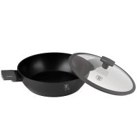 Pánev hluboká s titanovým povrchem a poklicí 28 cm Antracit Collection (2)