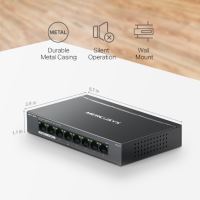 Switch TP-Link Mercusys MS108GP 1x GLAN, 7x GLAN s PoE+, 65W (7)