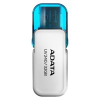 Flashdisk Adata UV240 32GB, USB 2.0, white, vhodné pro potisk (1)