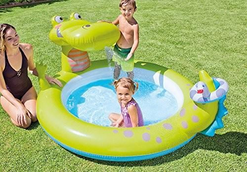 INTEX 57431NPINT Bazének krokodýl s vodo