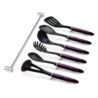 BERLINGERHAUS Kuchyňské náčiní s nástěnným držákem 7 ks Purple Eclipse Collection BH-6331 (2)