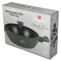 BERLINGERHAUS Kastrol s titanovým povrchem a poklicí 28 cm Matte Green Collection BH-8163 (1)