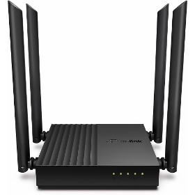 WiFi router TP-Link Archer C64 AC1200 dual AP/router, 4x LAN, 1x WAN/ 400Mbps 2,4/ 867Mbps 5GHz