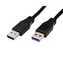 Kabel USB3.0 A(M) - USB3.0 A(M) SuperSpeed 5Gbps 0,5m, černý Kabel USB3.0 A(M) - USB3.0 A(M) SuperSpeed 5Gbps 0,5m, černý