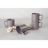 Sada hrnků 4 ks 300 ml Taupe Collection (3)