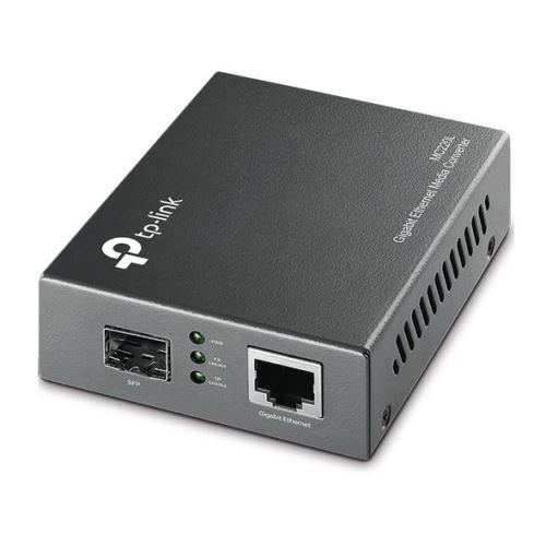 Převodník TP-Link MC220L Transceiver, 1000TX/1000FX - Verze 2 (9V)