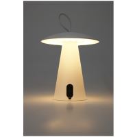 Stolní lampa dobíjecí bílá (1)