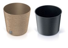 Květináč Prosperplast FURU ROUND LOW ECO WOOD 25 cm naturo (6)