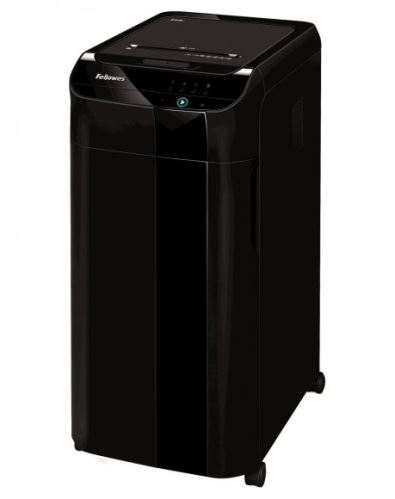 Skartovač Fellowes AutoMax 350C, P-4, Cross cut 4 x 38 mm, zásuvka 350 listů, 68 l, CD+DVD, Credit Card, NBÚ