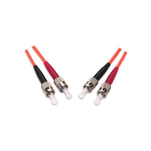 Patch kabel optický duplex ST-ST 62,5/125 2m MM