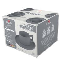 Sada hrnků na espresso 4 ks 100 ml Aspen Collection (1)