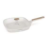 BERLINGERHAUS Grilovací pánev s titanovým povrchem a poklicí 28 cm Sahara Nordic Collection BH-8317 (1)