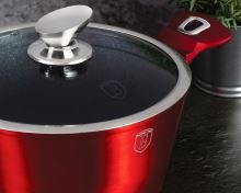 Sada nádobí s mramorovým povrchem 13 ks Burgundy Metallic Line I (2)