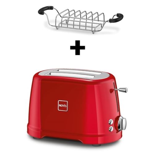 NOVIS Toaster T2 - červená