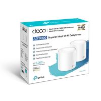 WiFi router TP-Link Deco X60(2-pack) AX5400, WiFi 6, 2x GLAN, / 574Mbps 2,4GHz/ 2402Mbps 5GHz (4)