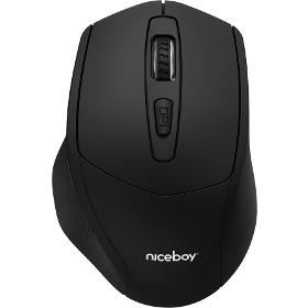 Myš Niceboy Niceboy M10 bezdrátová, černá