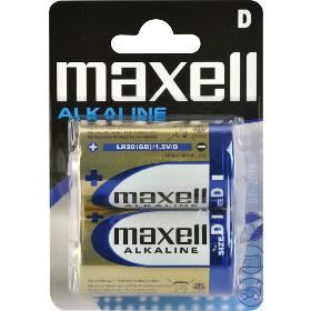 Baterie MAXELL Alkaline D 2ks