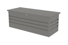 Zahradní box G21 Denver 560 L, metalický šedý plechový (2)