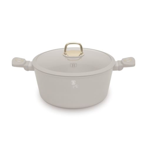 Kastrol s titanovým povrchem a poklicí 28 cm Sahara Collection