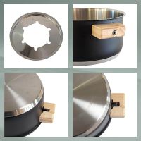 KELA Fondue sada Gunten nerez černá 19,0cm 20,0cm 1,6l KL-10068 (5)