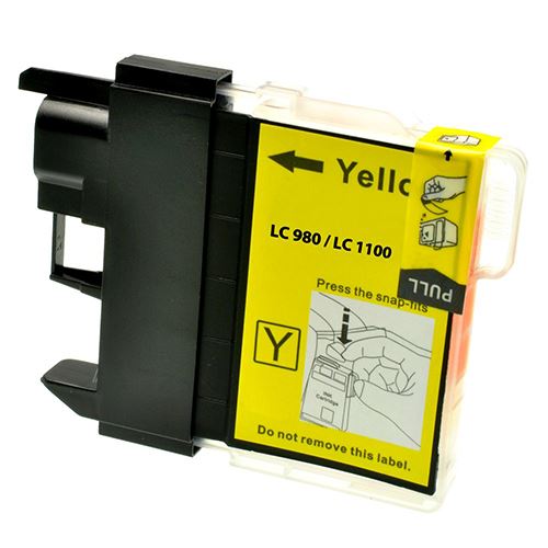Inkoust LC980Y/1100Y kompatibilní žlutý pro Brother (12ml)