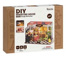 Hračka Robotime miniatura domečku Garáž (12)