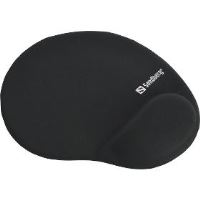 Mousepad with gel wrist pad Bk SANDBERG (1)