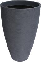 PROGARDEN Květináč žebrovaný 45 x 69 cm šedá KO-Y54192370 PROGARDEN Květináč žebrovaný 45 x 69 cm šedá KO-Y54192370