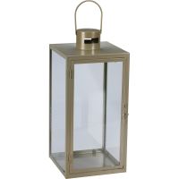 PROGARDEN Lucerna kovová sada 2 ks 18 / 14 cm zelená KO-NB1251580 (2)