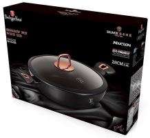 Pekáč Berlingerhaus s poklicí s mramorovým povrchem 28 cm Black Rose Collection BH-1640 (3)