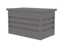 Zahradní box G21 Denver 280 L, metalický šedý plechový (2)