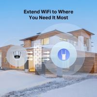 WiFi extender TP-Link Mercusys ME80X AP/Extender/Repeater - AX3000, 1x GLAN (3)