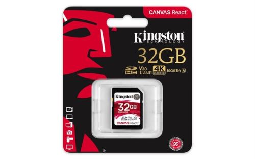 Kingston SDHC 32GB CL10 U3 V30 100R/70W