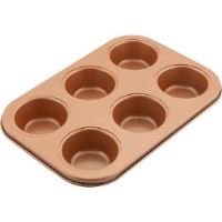 LT3091 6 MUFINŮ 26,5X18CM COPPER LAMART (1)