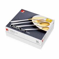 Sada příborů BERGNER nerez 16 ks Lisboa bílá (7)