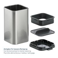 Odkapávač na příbory Plata nerez matná stříbrná 10,0x11,5x18,5cm (3)