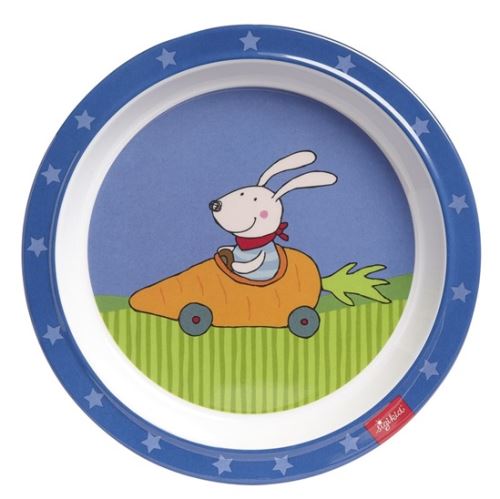 Sigikid Melamin Baby Talířek Racing Rabb
