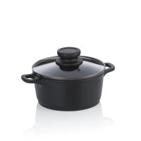 Hrnec Atura litý hliník černý 16 cm 1 l (8)