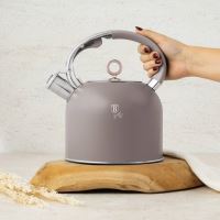 BERLINGERHAUS Konvice pískací se skleněným víkem 3 L Taupe Collection BH-8914 (1)