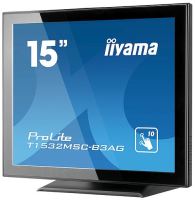 Dotykový monitor IIYAMA ProLite T1532MSC-B5X, 15" LED, PCAP, 8ms, 330cd/m2, USB, VGA/HDMI/DP, ZB, černý Dotykový monitor IIYAMA ProLite T1532MSC-B5X, 15" LED, PCAP, 8ms, 330cd/m2, USB, VGA/HDMI/DP, ZB, černý