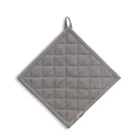 KELA Podložka pod hrnec Puro 55% bavlna/45% len šedý 20,0x20,0cm KL-12804 (4)