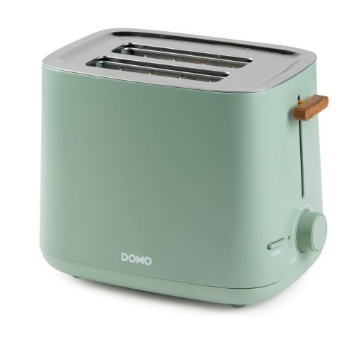 Topinkovač na 2 topinky - zelený - WOOD YOU - DOMO DO973T, 1 000 W