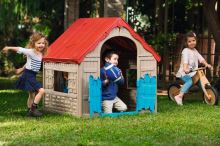 Keter WONDERFOLD PLAYHOUSE červený / zelený / modrý (2)